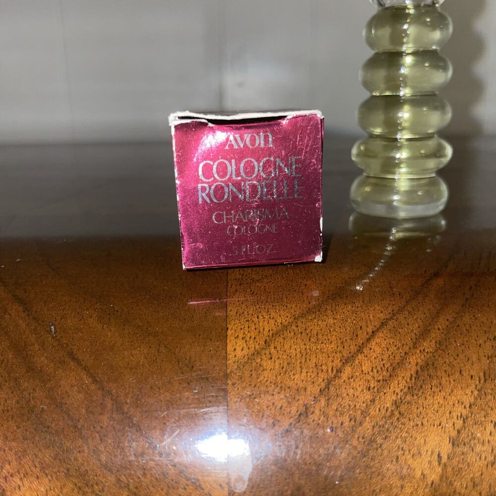 Vintage Avon Cologne Rondelle Charisma .5 Fl. Oz. Bottle New Old Stock - Picture 2 of 5
